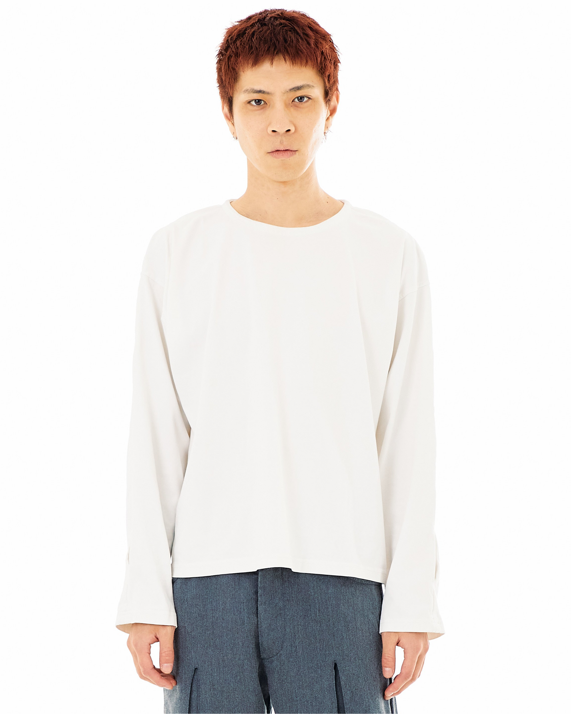 Slit Longsleeve White
