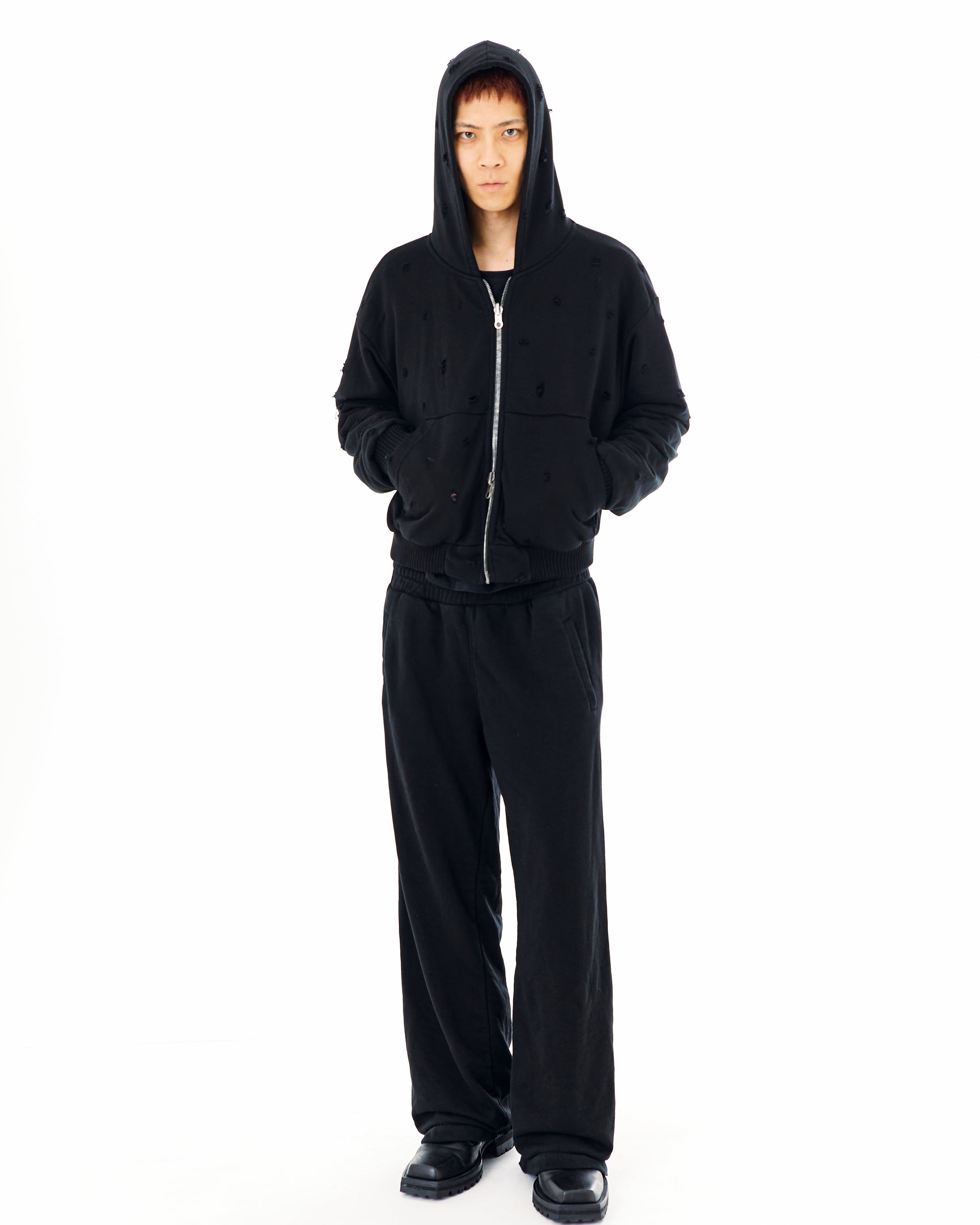 Reversible Bullet Zip Hoodie