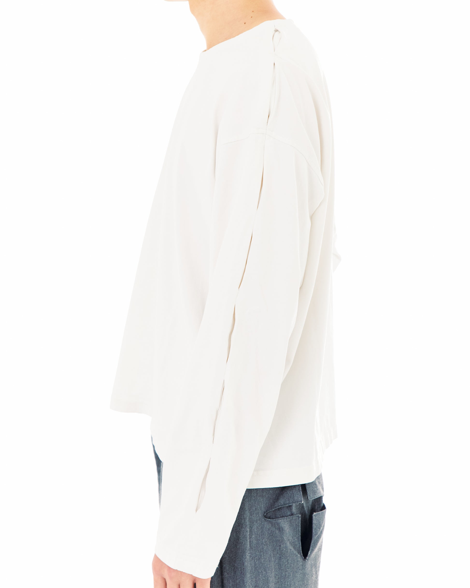Slit Longsleeve White