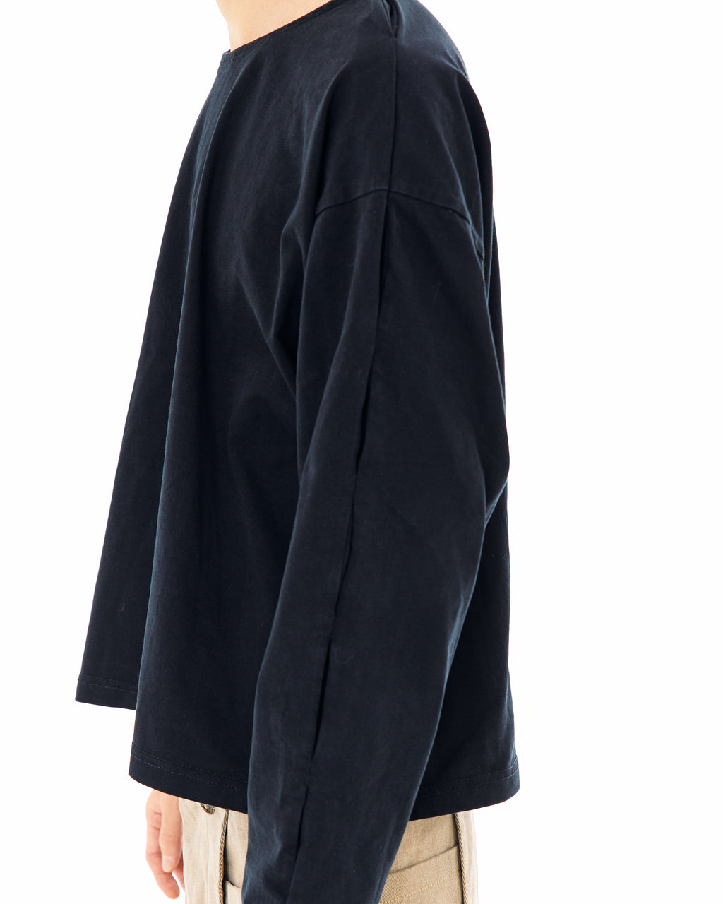 Slit Longsleeve Black
