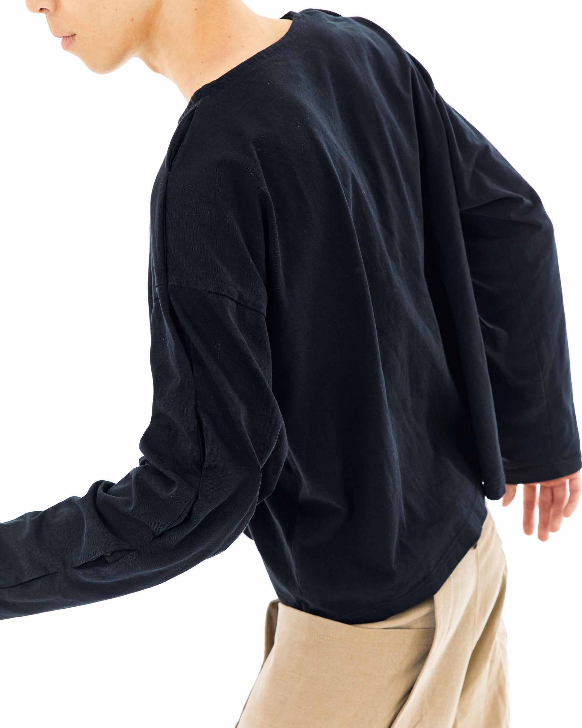 Slit Longsleeve Black